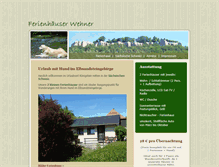 Tablet Screenshot of ferienhaus-wehner.de
